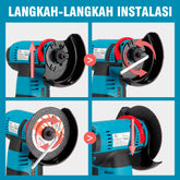 Lithium battery angle grinder